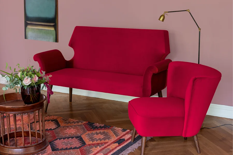 Wohnwelten Zweisitzer Kanapee Ruby